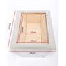 Braseiro Duplo/blindado 70x40 Inox 430 - 4