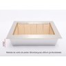 Braseiro Duplo/blindado 70x40 Inox 430 - 3