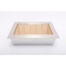 Braseiro Duplo/blindado 70x40 Inox 430 - 1