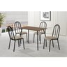Conjunto Sala de Jantar Mesa 100x60cm com 4 Cadeiras Flora - 8