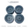 Kit 4 Pés Bases Multiuso Máquina de Lavar Anti Vibração - 3