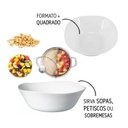 Ver imagem 6 de Tigela Bowl de Vidro Opalino Branca 19cm Sobremesa Saladeira em Casa Tem