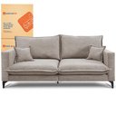 Ver imagem 3 de Sofá 2 Lugares Modular Boma 1,70m Boucle Bege Claro Sofá Inbox