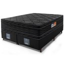 Ver imagem 5 de Cama Box Queen Colchão Ortofirm Black + Box 158x198x71 Double Face Espuma D33 Preto
