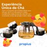 Chaleira Bule Infusor 1l e 4 Xícaras Inox Jarra Mesa - 2