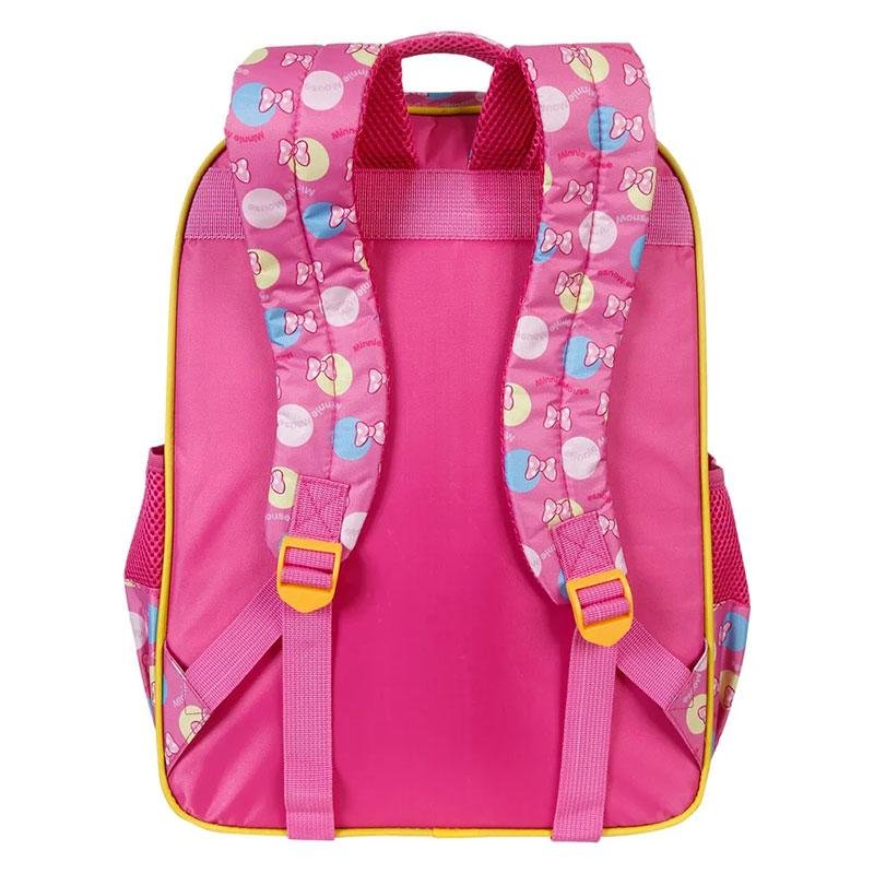 Mochila Escolar Infantil Minnie 13242 Rosa - Xeryus | MadeiraMadeira