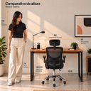 Ver mais imagens de Conjunto de Escritório Mesa Alika e Cadeira Diretor Vegas Preto