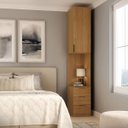 Ver imagem 3 de Módulo Mesa de Cabeceira Direita/esquerda Altezza Clean Belmax:freijó