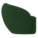 Ver imagem 5 de Sofá 3 Lugares Living 180cm e 1 Poltrona Giratória Garbin K04 Veludo Verde - Mpozenato