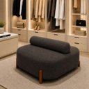 Ver imagem 3 de Poltrona Organica Ilha Bouclé p/ Closet e Consultório:Cinza/Liso