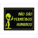 Ver imagem 1 de Tapete Capacho Não São Permitidos Humanos