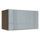 Ver imagem 1 de Armário Aéreo Madesa Lux 60 cm 1 Porta Basculante Rustic/Cinza