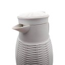 Ver imagem 4 de Garrafa Térmica Rattan de Plástico 1 Litro Branca Full Fit 25777