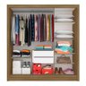 Guarda Roupa Casal Paula 3 Pts 2 Gav Central Boreal - Moveis Arapongas Boreal - 2