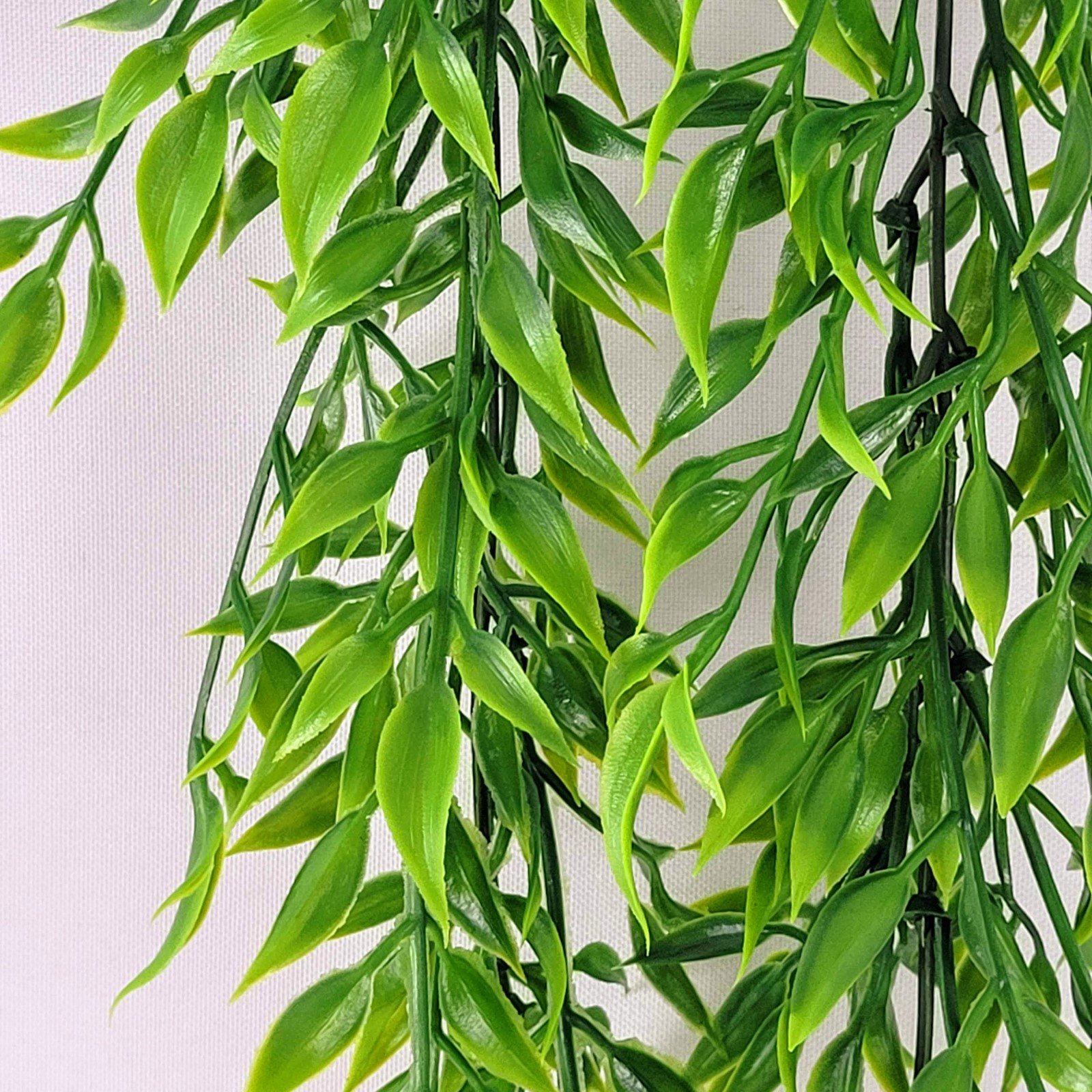 Pendente Folhas Verde 75x15x8cm Planta Artificial Permanente - 4