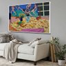 Quadro Decorativo Henri Matisse Natureza Morta Com Dança:150x100/BRANCA - 8