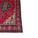 Ver imagem 7 de Tapete Persa Iraniano Tabriz Feito À Mão Vermelho e Azul 305x205cm
