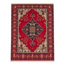 Ver imagem 1 de Tapete Persa Iraniano Tabriz Feito À Mão Vermelho e Azul 305x205cm