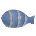 Ver imagem 2 de Escultura Decorativa Cerâmica Peixe (azul/bege) 11x23x10cm