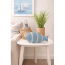 Ver imagem 3 de Escultura Decorativa Cerâmica Peixe (azul/bege) 11x23x10cm