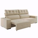 Ver imagem 2 de Sofá Retrátil e Reclinável 4 Lugares 230cm Veludo Salvador