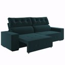 Ver imagem 2 de Sofá Retrátil e Reclinável 4 Lugares 230cm Veludo Salvador 