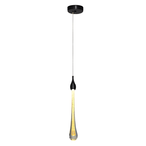 Luminária Pendente Shine LED 3000K Preto Spotline
