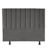 Cabeceira Estofada Queen 160CM Cora Suede Cinza Grafitte - D A DECOR D&A Decor - 1