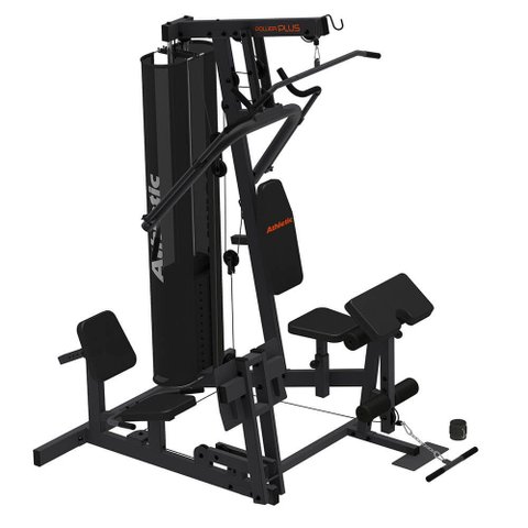 Estação de Musculação Robusta Athletic Power Plus 40+ Exercícios - Design Premium para Treino
