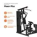Ver imagem 2 de Estação de Musculação Robusta Athletic Power Plus 40+ Exercícios - Design Premium para Treino