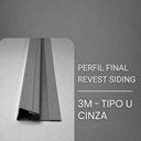 Ver imagem 2 de Perfil Final Barra 4m Tipo U 300x4 Cinza Formaco Decor