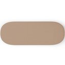 Ver imagem 2 de Kit 02 Puffs Decorativos Orgânicos para Living Quarto 195cm Doha W01 Linho Bege Escuro - Lyam Decor