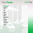 Ver imagem 5 de Mesa para Área Externa Ripada Redonda de Alumínio Pintado Preto