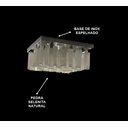 Ver imagem 5 de Lustre De Pedra Bruta Selenita Natural, Cristal Energia 13CM