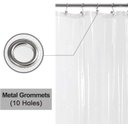 Ver imagem 5 de Barossa Design Forro de Cortina de Chuveiro de 152 X 182 Cm