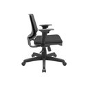 Ver imagem 2 de Cadeira Escritório Beezi Executiva Ergonômica NR17 Giratória Encosto Termoplástico Preto