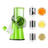 Cortador Ralador Fatiador Vegetais 3 em 1 Queijos Legumes:verde - 1