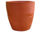 Ver imagem 1 de Vaso Planta 40x40 Oval Moderno Polietileno - TERRACOTA 016