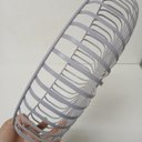 Ver imagem 3 de Centro de Mesa Decorativo de Metal Prata 8x36x36cm Sala Jantar Decoração Enfeite