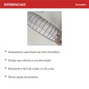 Ver imagem 6 de Centro de Mesa Decorativo de Metal Prata 8x36x36cm Sala Jantar Decoração Enfeite