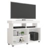 Rack Tv Até 32 Polegadas 90Cm Branco Nichos Slim Permobili - 2
