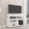 Rack Tv Até 32 Polegadas 90Cm Branco Nichos Slim Permobili - 1