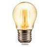 Lâmpada Led Bolinha Filamento 2w G45 Âmbar E27 Retrô Vintage - 1