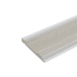 Kit Rodape Poliestireno 10cm Frisado Santa Luzia 24metros (10 Barras) - 4