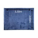 Ver imagem 3 de Tapete para Quarto ,sala ,escritório 2,00 X 3,50 Pelo Macio.:azul