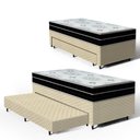 Ver imagem 1 de Cama Box com Colchão de Espuma D45 Pillow In Anjos Ortoconfort + Auxiliar Unique Solteiro 88cm