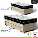 Ver imagem 4 de Cama Box com Colchão de Espuma D45 Pillow In Anjos Ortoconfort + Auxiliar Unique Solteiro 88cm