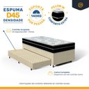 Ver imagem 5 de Cama Box com Colchão de Espuma D45 Pillow In Anjos Ortoconfort + Auxiliar Unique Solteiro 88cm