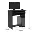 Ver imagem 2 de Mesa para Computador Ou Notbook Flórida Cor Preto - Comprar Móveis em Casa