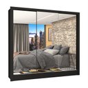 Ver imagem 3 de Guarda Roupa Casal 3 Portas com Espelho Porto Premium Espresso Móveis